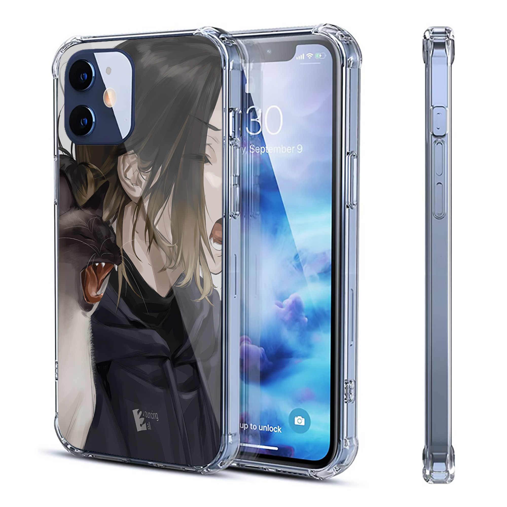 （画像用） ハイキュー!! Haikyu!! 【iPhone 12シリーズ対応】透明スマホケース（クリアソフトケース）
